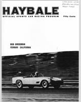 Programme Cover - Preliminary Lime Rock [GT+FIII] 1959