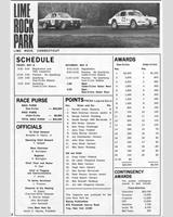 Schedule of Events - Trans-Am Lime Rock [U2L] 1970