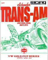 Programme Cover - Trans-Am Lime Rock 1973