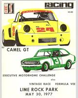 Programme Cover - Lime Rock 100 Miles 1977