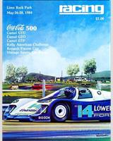 Programme Cover - Lime Rock IMSA GTU 1984
