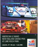 Programme Cover - American Le Mans Series Lime Rock 2006
