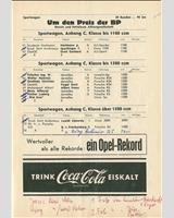 Entry List - Linz [Sports] 1959