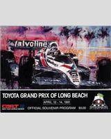 Programme Cover - Long Beach 1 Hour IMSA GT 1991