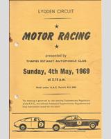 Programme Cover - TEAC Lydden [Clubman] 1969