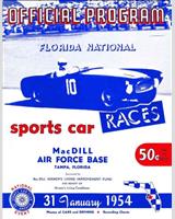 Programme Cover - SCCA National MacDill [FM+GM+HM] 1954