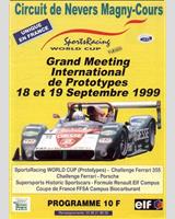 Programme Cover - SportsRacing World Cup Magny-Cours 1999