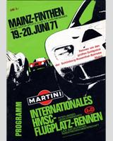 Programme Cover - Internationales Mainz-Finthen - Sports Racing under 1600 cc 1971