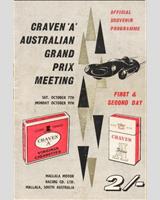Programme Cover - GP Mallala 1961