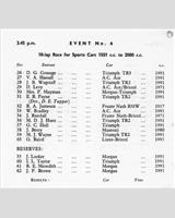 Entry List - NSCC Mallory Park [S2.0] 1957