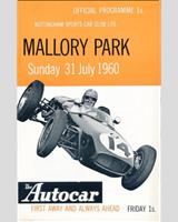 Programme Cover - NSCC Mallory Park [PS1.6] 1960