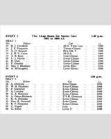 Entry List - NSCC Mallory Park [S1.6] 1960