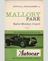 Programme Cover - NSCC Mallory Park [S/GT+1.3] 1961