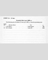 Entry List - NSCC Mallory Park [Formula Libre 1.2] 1961