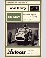 Programme Cover - National Open Mallory Park [GT+1.3] 1961