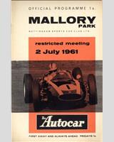 Programme Cover - NSCC Mallory Park [S1.6] 1961
