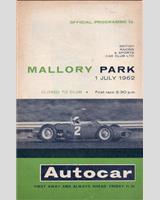 Programme Cover - BRSCC Mallory Park [S1.0] 1962