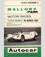 Programme Cover - BRSCC Mallory Park [GT+1.6] 1964