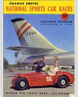 Programme Cover - SCCA National March - Sports over 1500 cc 1953