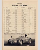 Entry List - Preliminary March [Production] 1954