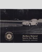 Programme Cover - SCCA National Marlboro [FM+GM+HM] 1957