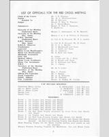 Schedule of Events - Marlborough [Handicap] 1963