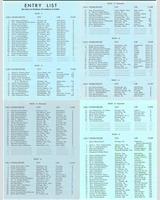 Entry List - SCCA National Meadowdale - Classes CM+DM+EM+FM+GM 1962
