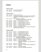 Schedule of Events - Mendig - Sports Racing Prototypes and Grand Toruing 1300 1971
