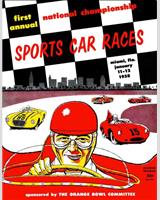 Programme Cover - SCCA National Miami [BM+CM+DM+EM+FM+BP] 1958