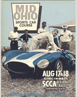 Programme Cover - SCCA Regional Mid-Ohio 1963