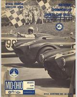 Programme Cover - SCCA National Mid-Ohio 1965