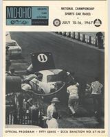 Programme Cover - SCCA National Mid-Ohio [DSR+ESR+FSR+GSR] 1967