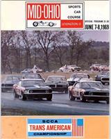 Programme Cover - Trans-Am Mid-Ohio 1969