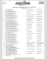 Entry List - Mid-Ohio 500 Kilometres 1985