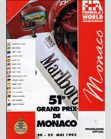 Programme Cover - Italian GT Monaco [Division IV] 1993