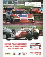 Programme Cover - British GT Championship Mondello Park 2006