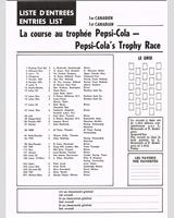 Entry List - Pepsi-Cola Mont-Tremblant 1965
