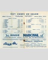 Entry List - Coupes du Salon 1951