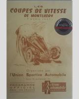 Programme Cover - Coupes de Vitesse 1957