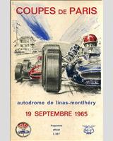 Programme Cover - Coupes de Paris [SP1.15/GT1.6] 1965