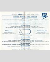 Schedule of Events - Coupes de Paris [SP1.15/GT1.6] 1965