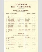 Entry List - Coupes de Vitesse 1967