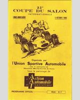Programme Cover - Coupes du Salon 1969