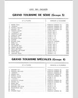 Entry List - Coupes de l'AGACI [GT] 1974
