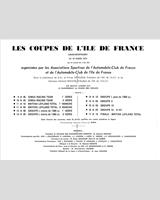 Schedule of Events - National Montlhéry [Gr.4/Gr.5/Gr.7] 1975