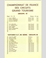 Entry List - National Montlhéry [Gr.3/Gr.4] 1976
