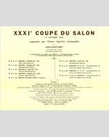 Schedule of Events - National Montlhéry [Gr.5/Gr.6] 1976