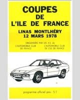 Programme Cover - National Montlhéry [Gr.5/Gr.6] 1978