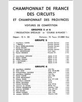 Entry List - National Montlhéry [Gr.5/Gr.6] 1978