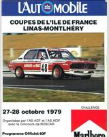 Programme Cover - National Montlhéry [Gr.4/Gr.5/Gr.6] 1979